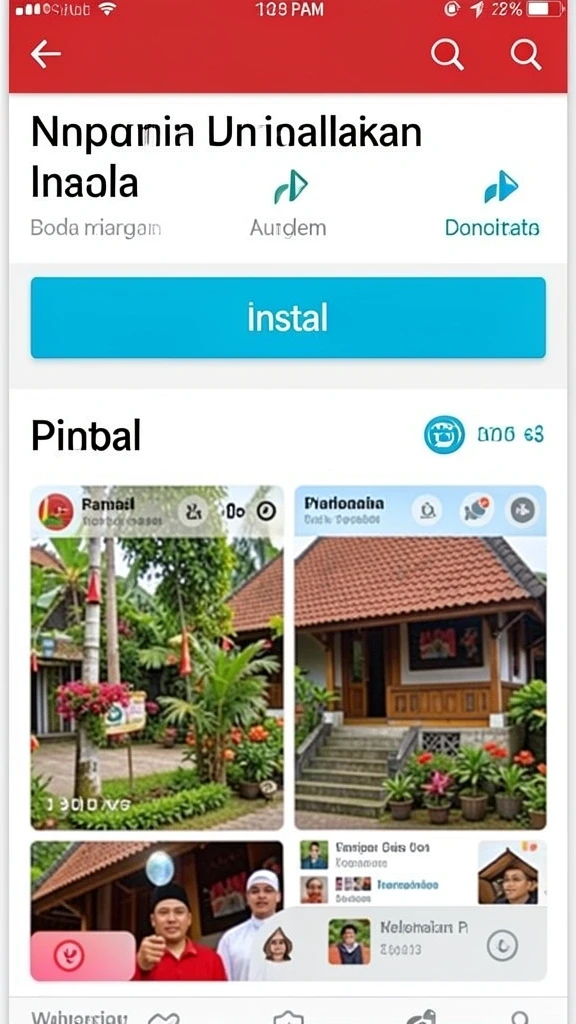 indorp - Tampilan awal permainan yang menarik.