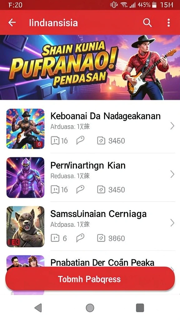 kastoto - Fitur komunitas untuk berinteraksi dengan pemain lain.
