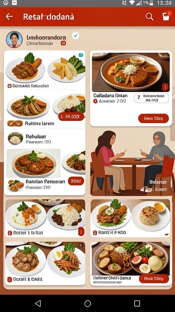 rp886 - Tampilan awal yang menarik dan intuitif.
